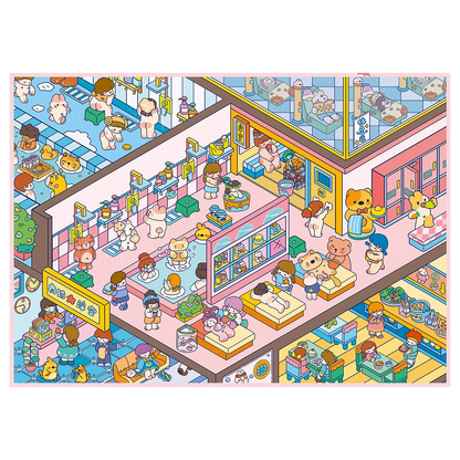 Thème Chat, Série de Scènes de Poche 13.0 | Autocollants de Scène, Autocollants de Scène Miniatures 3D, Autocollants DIY pour Soulager le Stress, Autocollants pour Créer une Scène, Autocollants DIY