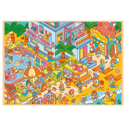 Thème Chat, Série de Scènes de Poche 13.0 | Autocollants de Scène, Autocollants de Scène Miniatures 3D, Autocollants DIY pour Soulager le Stress, Autocollants pour Créer une Scène, Autocollants DIY