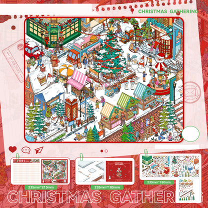 Thème urbain | Grande taille | Série Pocket Scene 20.0 | Sticker décoratif, stickers de scène miniature 3D, stickers DIY anti-stress, stickers de mise en scène, stickers DIY