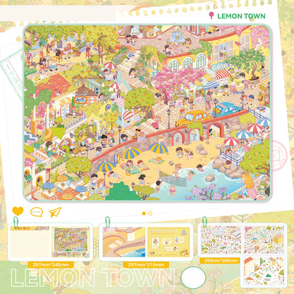 Thème urbain | Grande taille | Série Pocket Scene 20.0 | Sticker décoratif, stickers de scène miniature 3D, stickers DIY anti-stress, stickers de mise en scène, stickers DIY