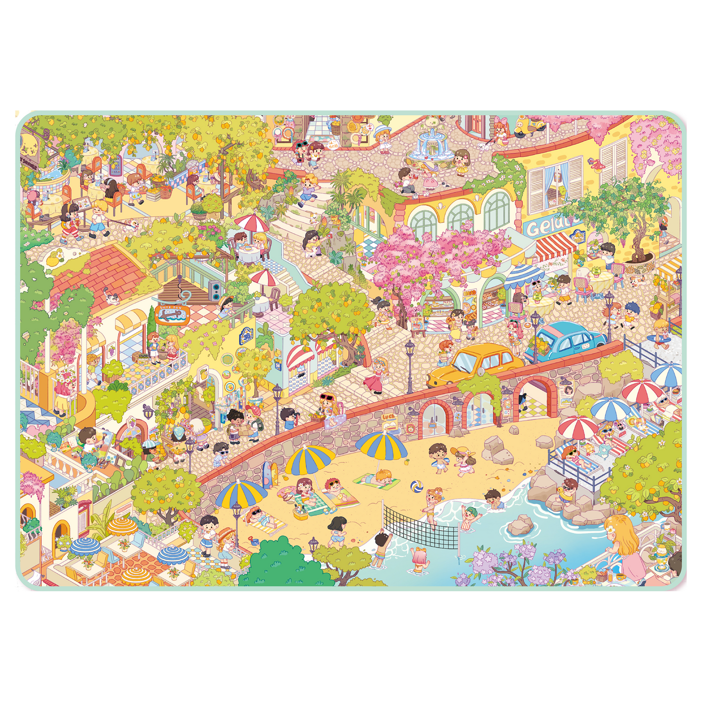 Thème urbain | Grande taille | Série Pocket Scene 20.0 | Sticker décoratif, stickers de scène miniature 3D, stickers DIY anti-stress, stickers de mise en scène, stickers DIY