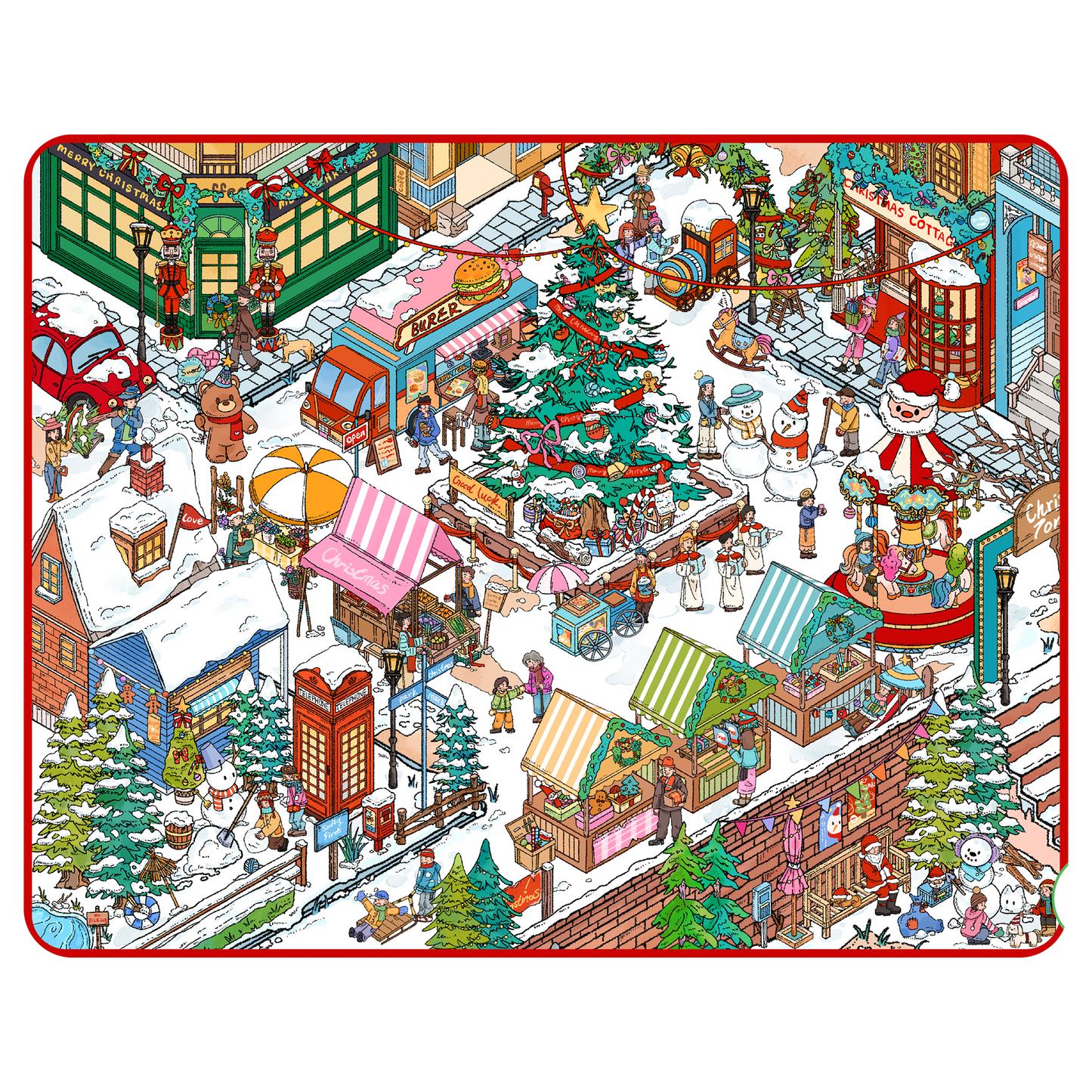 Thème urbain | Grande taille | Série Pocket Scene 20.0 | Sticker décoratif, stickers de scène miniature 3D, stickers DIY anti-stress, stickers de mise en scène, stickers DIY