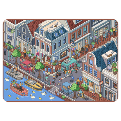 Thème urbain | Grande taille | Série Pocket Scene 20.0 | Sticker décoratif, stickers de scène miniature 3D, stickers DIY anti-stress, stickers de mise en scène, stickers DIY