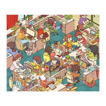 City Life | Big Size | Pocket Scene Series 8.0 | Sticker Scene, 3D Miniature Scene Stickers, Stress-Relief DIY Stickers, Scene-Setting Stickers, DIY Stickers