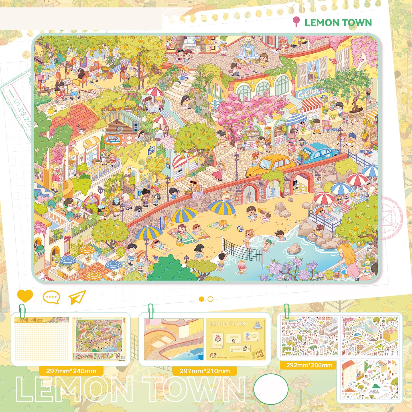 Thème urbain | Grande taille | Série Pocket Scene 20.0 | Sticker décoratif, stickers de scène miniature 3D, stickers DIY anti-stress, stickers de mise en scène, stickers DIY