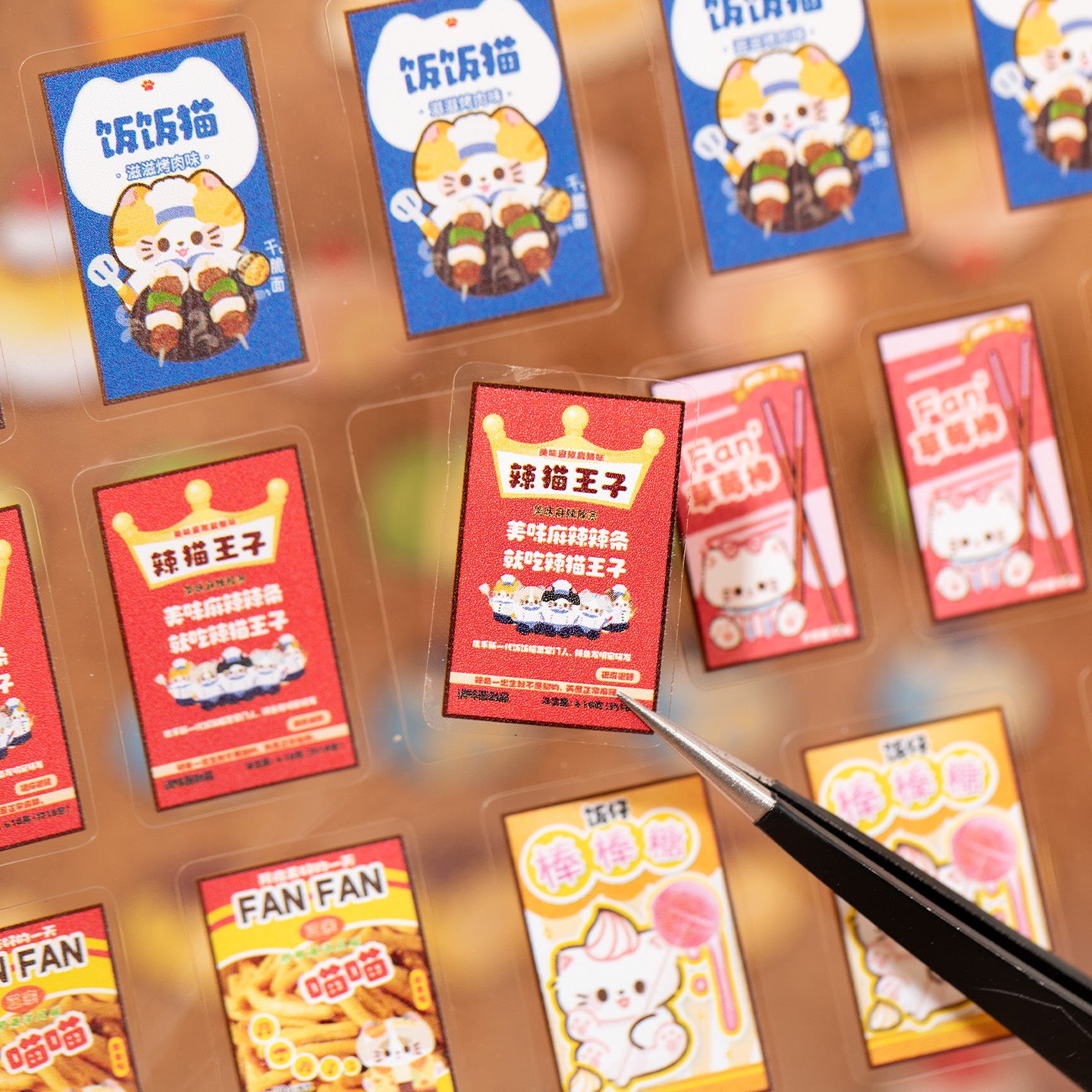 Thème de stockage alimentaire | Livre de scène Série 4.0 | Livre d'autocollants, Scène d'autocollants, Autocollants de scène miniature 3D, Autocollants DIY anti-stress, Autocollants de mise en scène