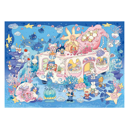 Sonho Difuso | Tamanho Grande | Série Jardim de Cena 23.0 | Etiquetas de Cena, Etiquetas em Miniatura 3D, Etiquetas DIY para Alívio do Estresse, Etiquetas de Configuração de Cena, Etiquetas DIY