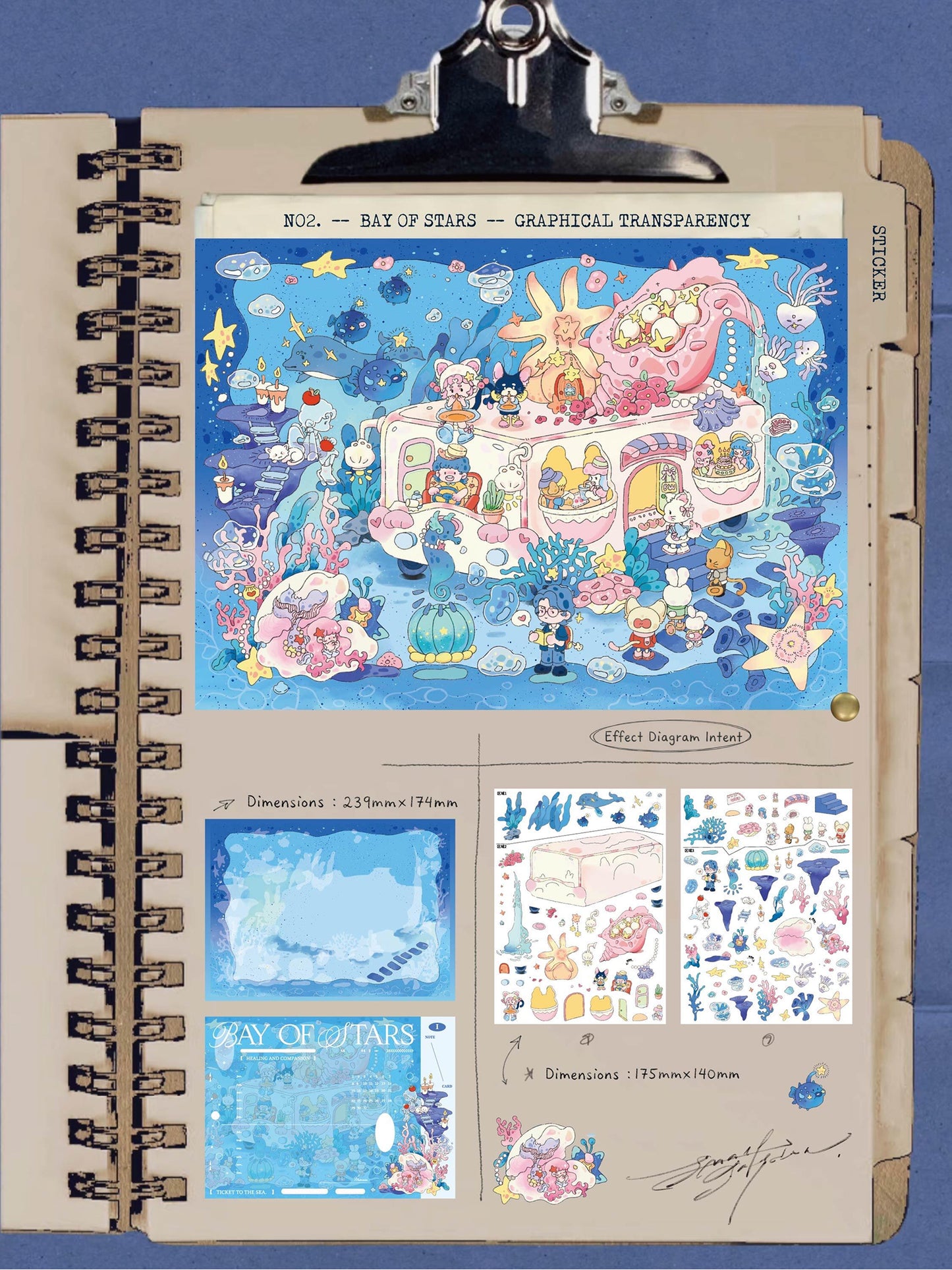 Sonho Difuso | Tamanho Grande | Série Jardim de Cena 23.0 | Etiquetas de Cena, Etiquetas em Miniatura 3D, Etiquetas DIY para Alívio do Estresse, Etiquetas de Configuração de Cena, Etiquetas DIY