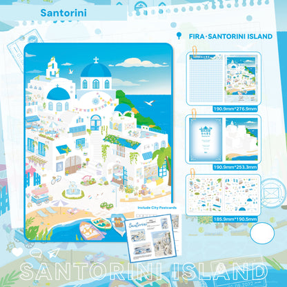 City Theme | Pocket Scene Series 16.0 | Sticker Scene, 3D Miniature Scene Stickers, Stress-Relief DIY Stickers, Scene-Setting Stickers, DIY Stickers