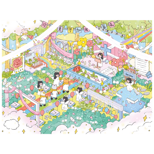 Scene Joy Seria 9.0 | Naklejki Scene, 3D Naklejki Miniaturowe Sceny, Naklejki DIY Przeciwlękowe, Naklejki Do Ustawiania Sceny, Naklejki DIY