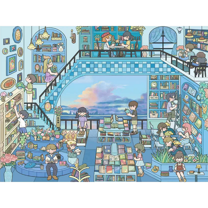 Café du Coucher de Soleil | Série Scene Time 17.0, Scène autocollante, Autocollants de scène miniature 3D, Autocollants DIY anti-stress, Autocollants de mise en scène, Autocollants DIY