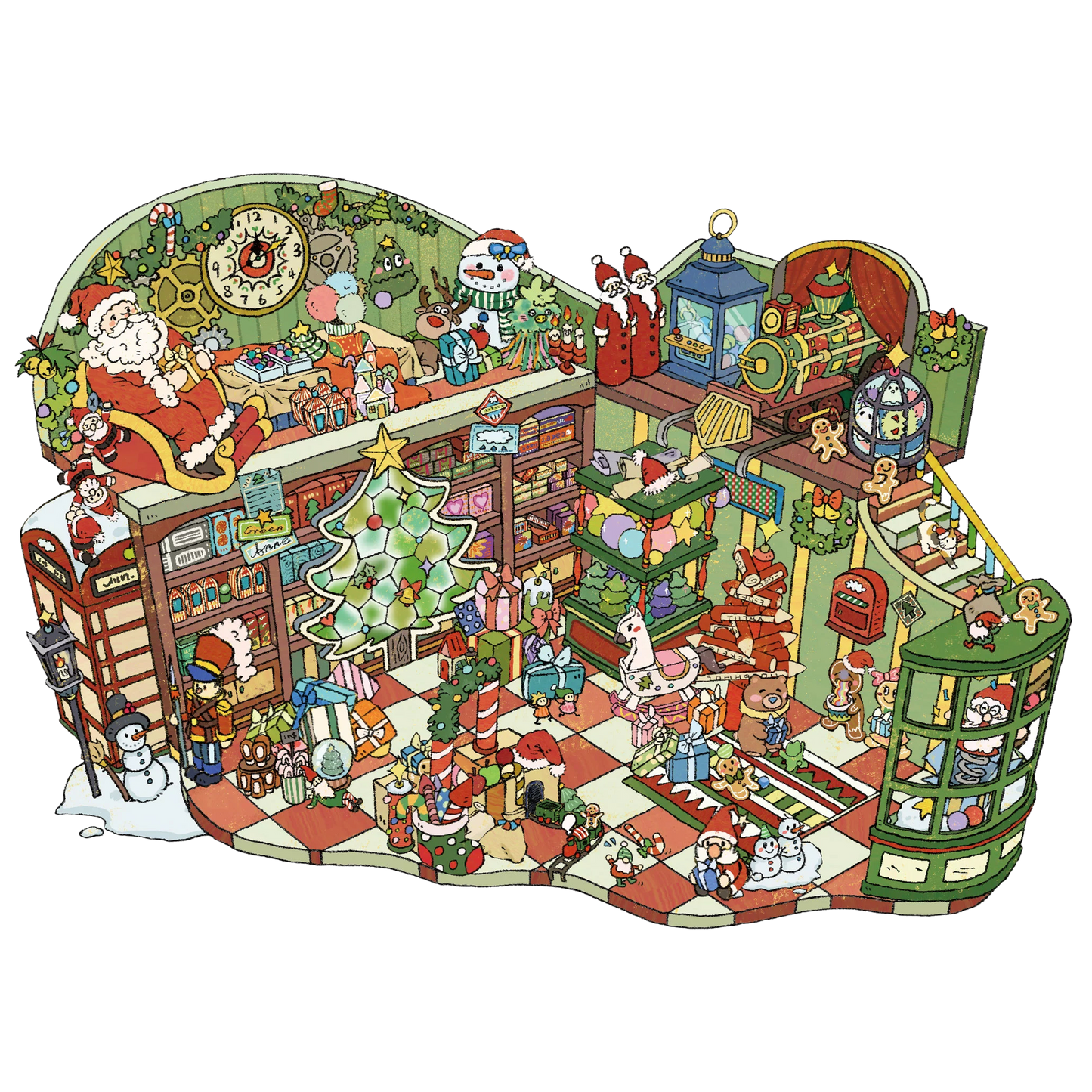 Kapsuła czasu | Scene Garden 11.0 Seria | Naklejki Sceniczne, 3D Miniatury Scen, Naklejki Antystresowe DIY, Naklejki do Tworzenia Scen, Naklejki DIY