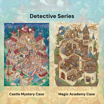 Série Détective | Série Pocket Scene 19.0 | Scène en Autocollants, Autocollants de Scène Miniature 3D, Autocollants DIY Anti-Stress, Autocollants de Mise en Scène, Autocollants DIY