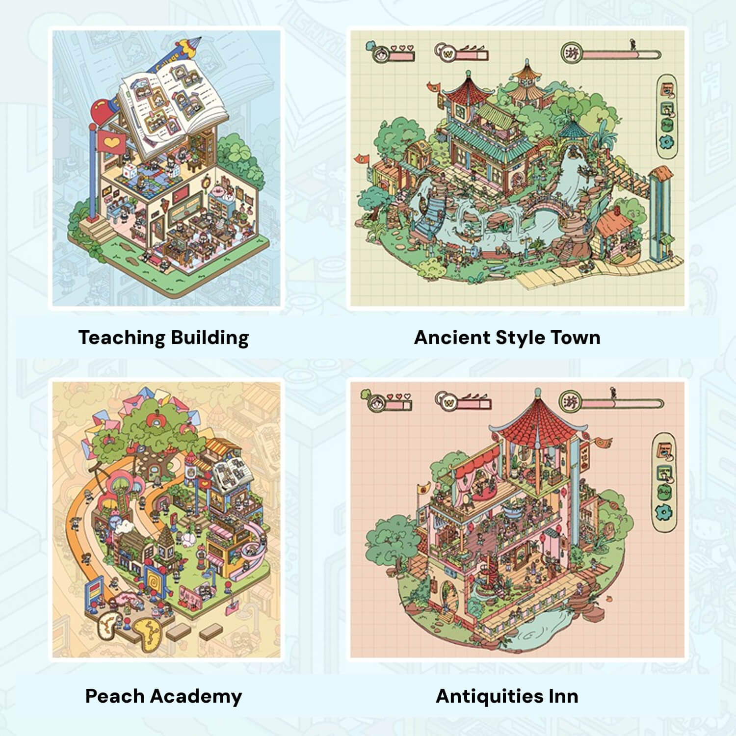 Funny Scenery Series | Big Collection | Sticker Scene, 3D Miniature Scene Stickers, Stress - relief DIY stickers, Scene - setting Stickers - YYBB ART