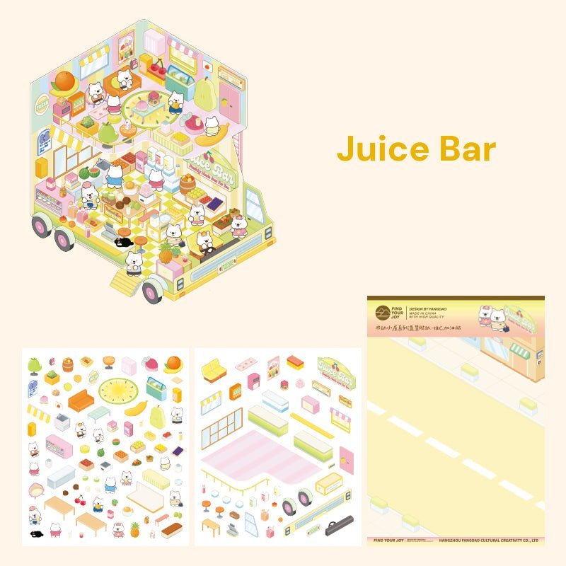 RV Theme | Scene Joy Series 6.0 | Sticker Scene, 3D Miniature Scene Stickers, Stress - Relief DIY Stickers, Scene - Setting Stickers - YYBB ART