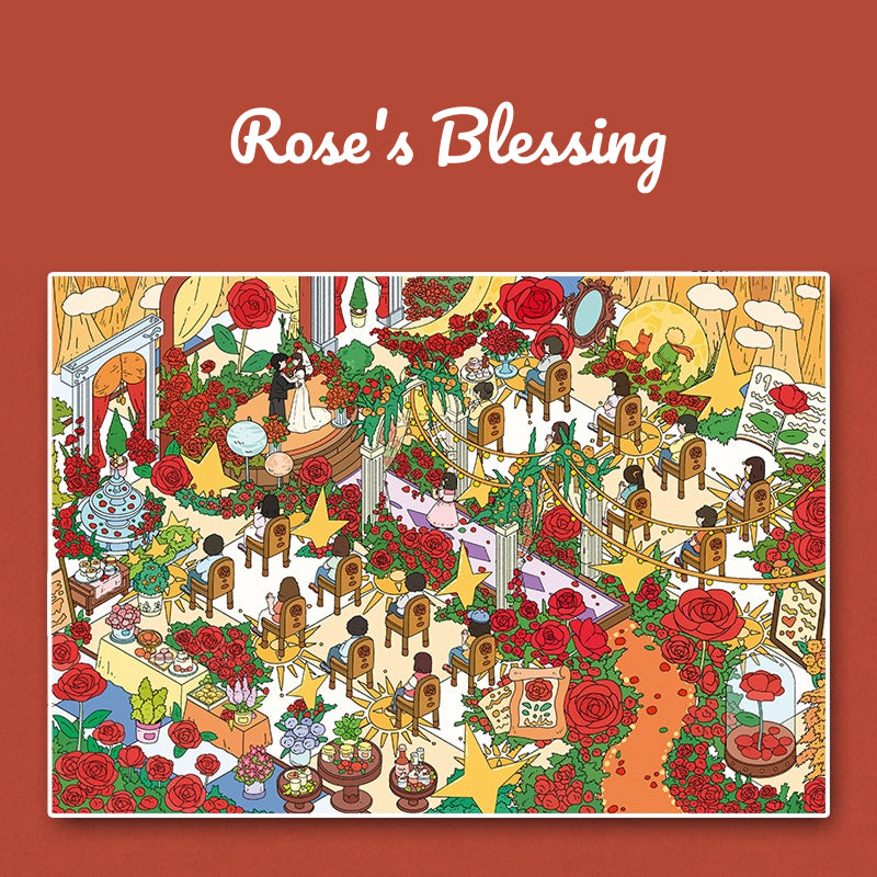 ウェディングテーマ | ビッグサイズ | Scene Time 14.0シリーズ、ステッカーシーン、3Dミニチュアシーンステッカー、ストレス解消DIYステッカー、シーン設定ステッカー、DIYステッカー