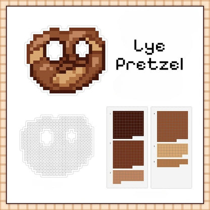 Sticker by Number Series 1.0, Pixel Art Sticker, Sticker Puzzle, DIY Sticker, Sticker by Number, Pixel Stickers