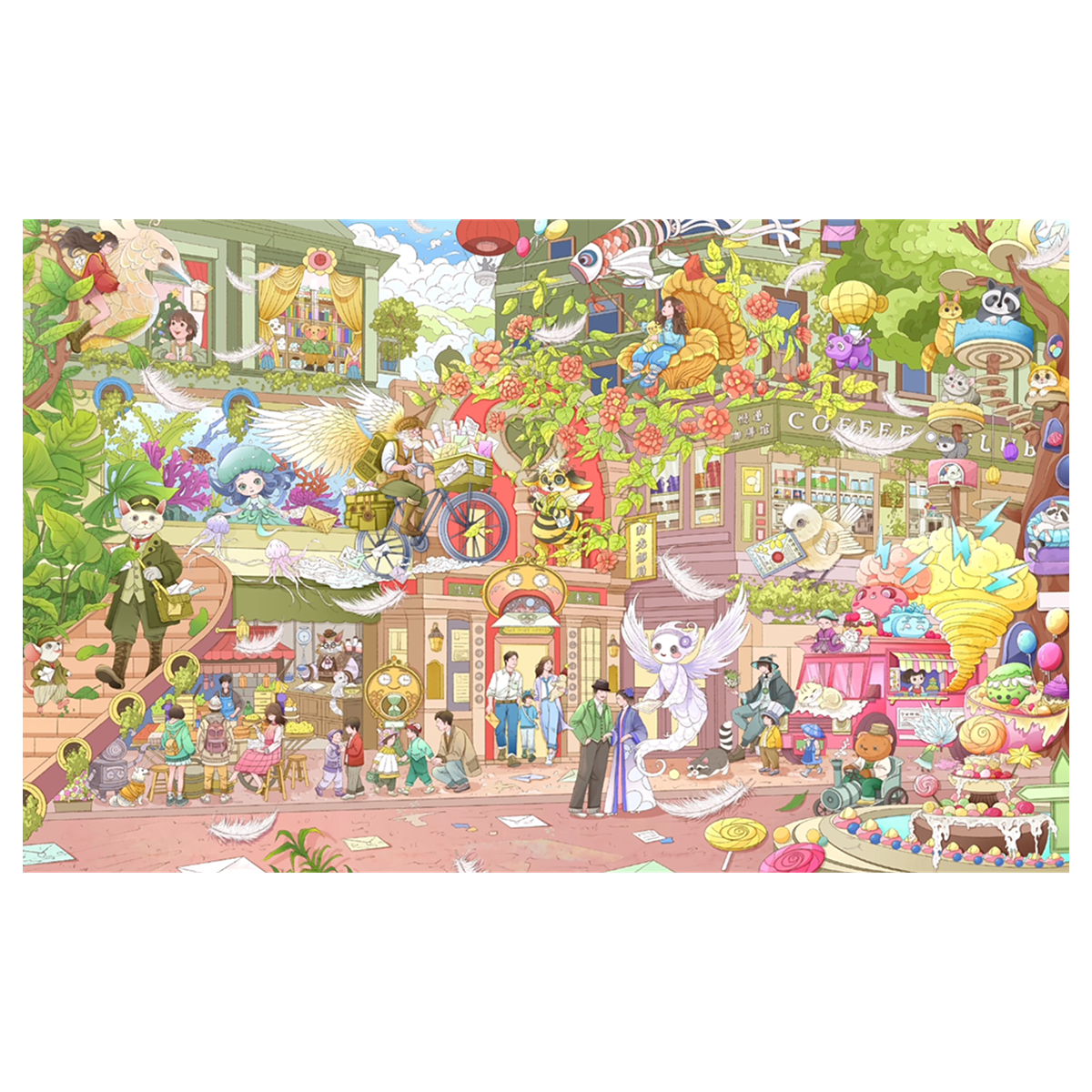 City Theme | Pocket Scene Series 16.0 | Sticker Scene, 3D Miniature Scene Stickers, Stress-Relief DIY Stickers, Scene-Setting Stickers, DIY Stickers