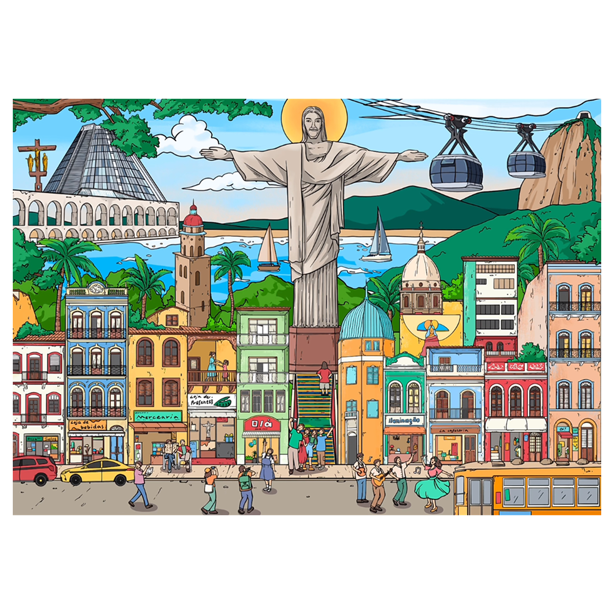 City Theme | Pocket Scene Series 16.0 | Sticker Scene, 3D Miniature Scene Stickers, Stress-Relief DIY Stickers, Scene-Setting Stickers, DIY Stickers