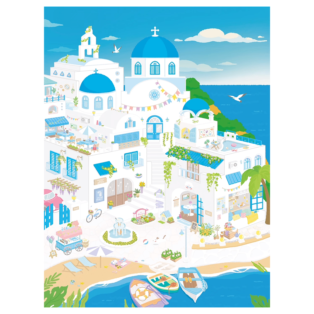 City Theme | Pocket Scene Series 16.0 | Sticker Scene, 3D Miniature Scene Stickers, Stress-Relief DIY Stickers, Scene-Setting Stickers, DIY Stickers