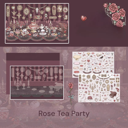 호러 테마 | 씬 월드 12.0 시리즈 | DIY 스티커 장면, 3D 미니어처 장면 스티커, 스트레스 해소 DIY 스티커, 장면 설정 스티커, DIY 스티커