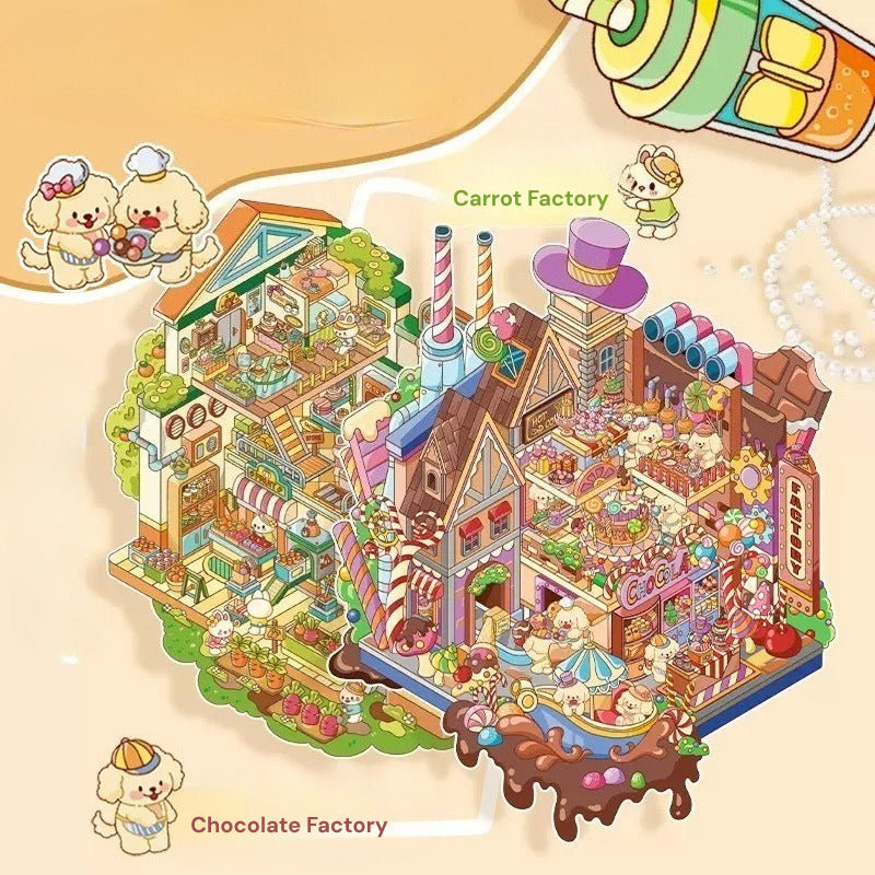 Temat Halloween | Scene World 13.0 Seria | DIY Scena Naklejkowa, 3D Miniatury Scen, Naklejki Antystresowe DIY, Naklejki do Tworzenia Scen, Naklejki DIY