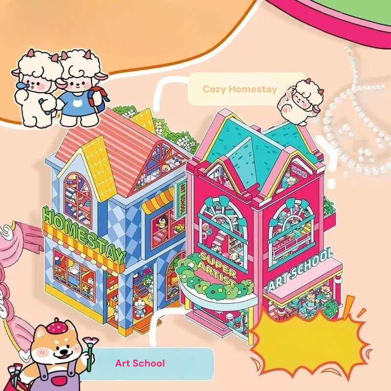 Temat Halloween | Scene World 13.0 Seria | DIY Scena Naklejkowa, 3D Miniatury Scen, Naklejki Antystresowe DIY, Naklejki do Tworzenia Scen, Naklejki DIY