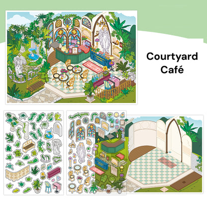 Bugün Açık Seri 18.0 | Etiket Sahnesi, 3D Minyatür Sahne Etiketleri, Stres Giderici Kendin Yap Etiketleri, Sahne Kurulum Etiketleri, Kendin Yap Etiketleri