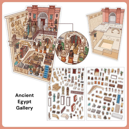 Seria Scene More 12.0, Scena Naklejek, Naklejki Scen Trójwymiarowych Miniatur, Naklejki DIY Uwalniające Stres, Naklejki Scenograficzne, Naklejki DIY