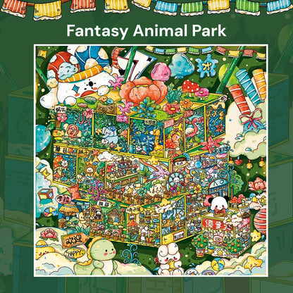 Große Größe | Paradies-Thema | Szene Freude Serie 14.0 | Sticker-Szene, 3D Miniatur-Szenen-Sticker, Stressabbau DIY-Sticker, Szenen-Gestaltung-Sticker, DIY-Sticker