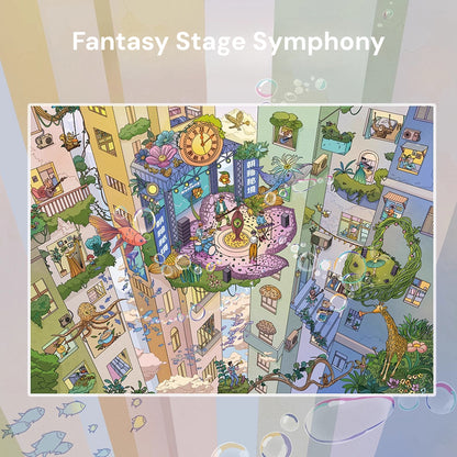 Große Größe | Paradies-Thema | Szene Freude Serie 14.0 | Sticker-Szene, 3D Miniatur-Szenen-Sticker, Stressabbau DIY-Sticker, Szenen-Gestaltung-Sticker, DIY-Sticker