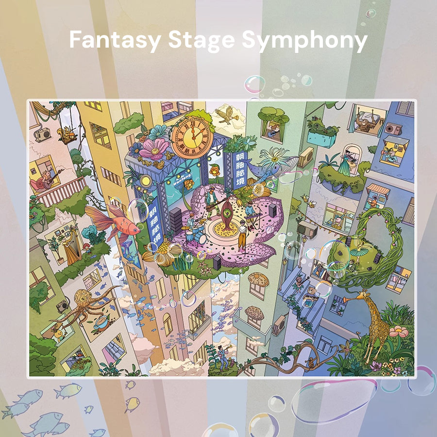 Große Größe | Paradies-Thema | Szene Freude Serie 14.0 | Sticker-Szene, 3D Miniatur-Szenen-Sticker, Stressabbau DIY-Sticker, Szenen-Gestaltung-Sticker, DIY-Sticker