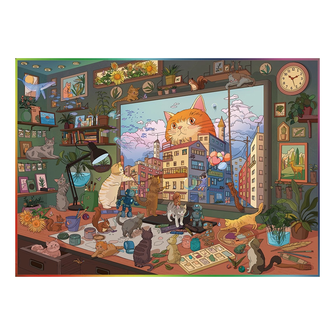 Große Größe | Paradies-Thema | Szene Freude Serie 14.0 | Sticker-Szene, 3D Miniatur-Szenen-Sticker, Stressabbau DIY-Sticker, Szenen-Gestaltung-Sticker, DIY-Sticker