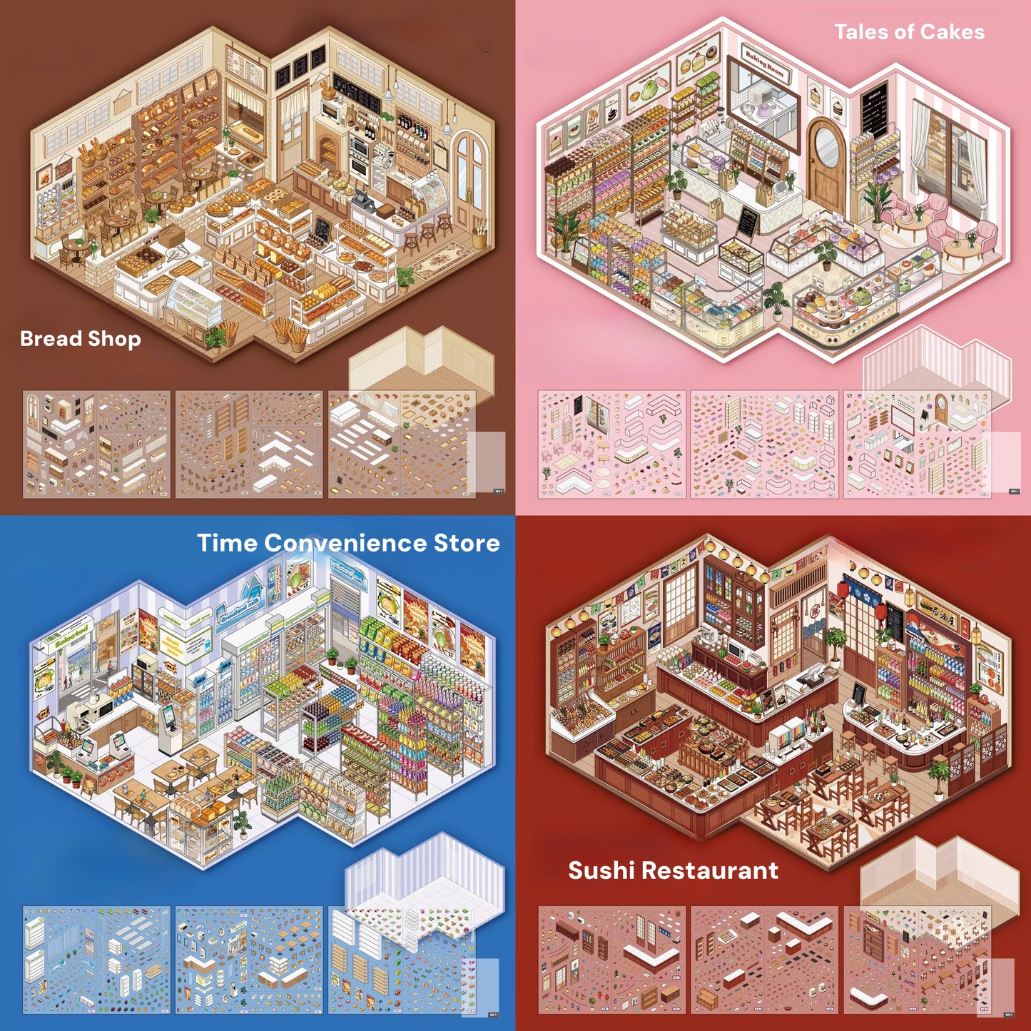 Motyw żywnościowy w skarpetkach | Duży rozmiar | Seria Scene Magic 10.0 | Naklejki Scen, Naklejki 3D Miniatury Scen, Naklejki DIY ulatniające stres, Naklejki do układania scen