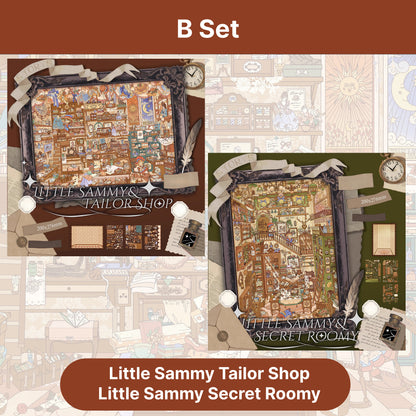 Duży rozmiar | Seria Scene Magic 12.0 | Sceneria z naklejek, miniaturowe naklejki sceniczne 3D, odstresowujące naklejki DIY, naklejki do tworzenia scenerii