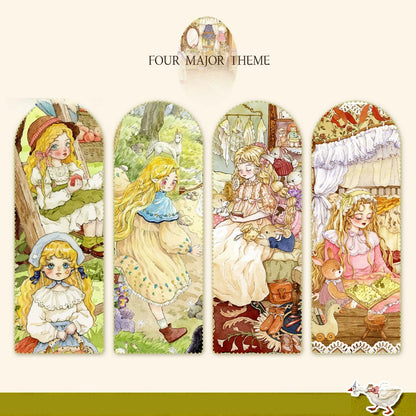 HAND DRAWN WATERCOLOR VOL. 3 | Scene Garden 28.0 Series | Sticker Scene, 3D Miniature Scene Stickers, Stress-Relief DIY Stickers, Scene-Setting Stickers, DIY Stickers
