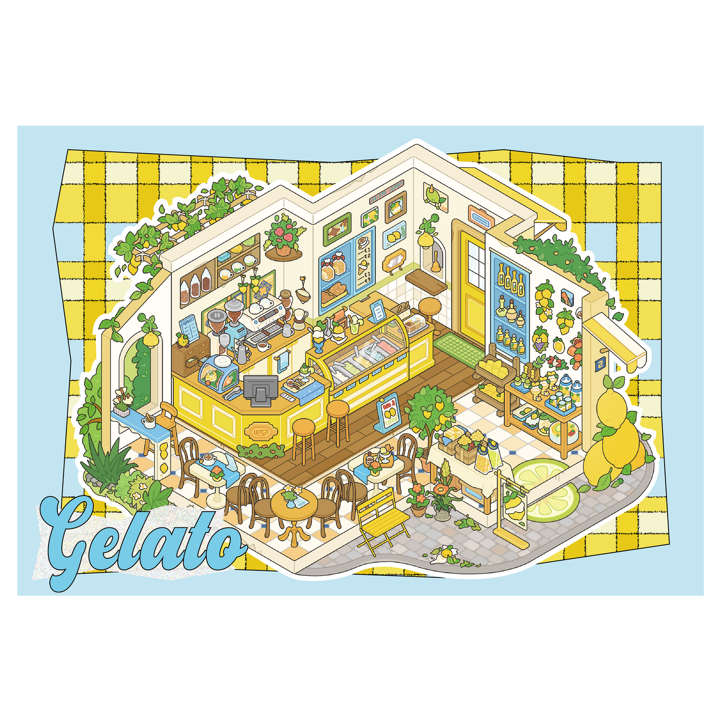 ITALIEN Thema | Pocket Scene Serie 22.0 | Sticker Szene, 3D Miniatur-Szenen-Sticker, Stressabbau DIY Sticker, Szenen-gestaltende Sticker, DIY Sticker