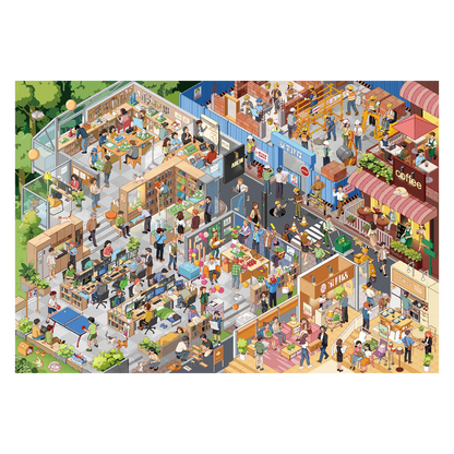 Büyük Boyut | Mimarlık Stüdyosu | Scene More 14.0 Serisi, Etiketli Sahne, 3D Minyatür Sahne Çıkartmaları, Stres Azaltıcı DIY Çıkartmaları, Sahne Kurma Çıkartmaları, DIY Çıkartmaları
