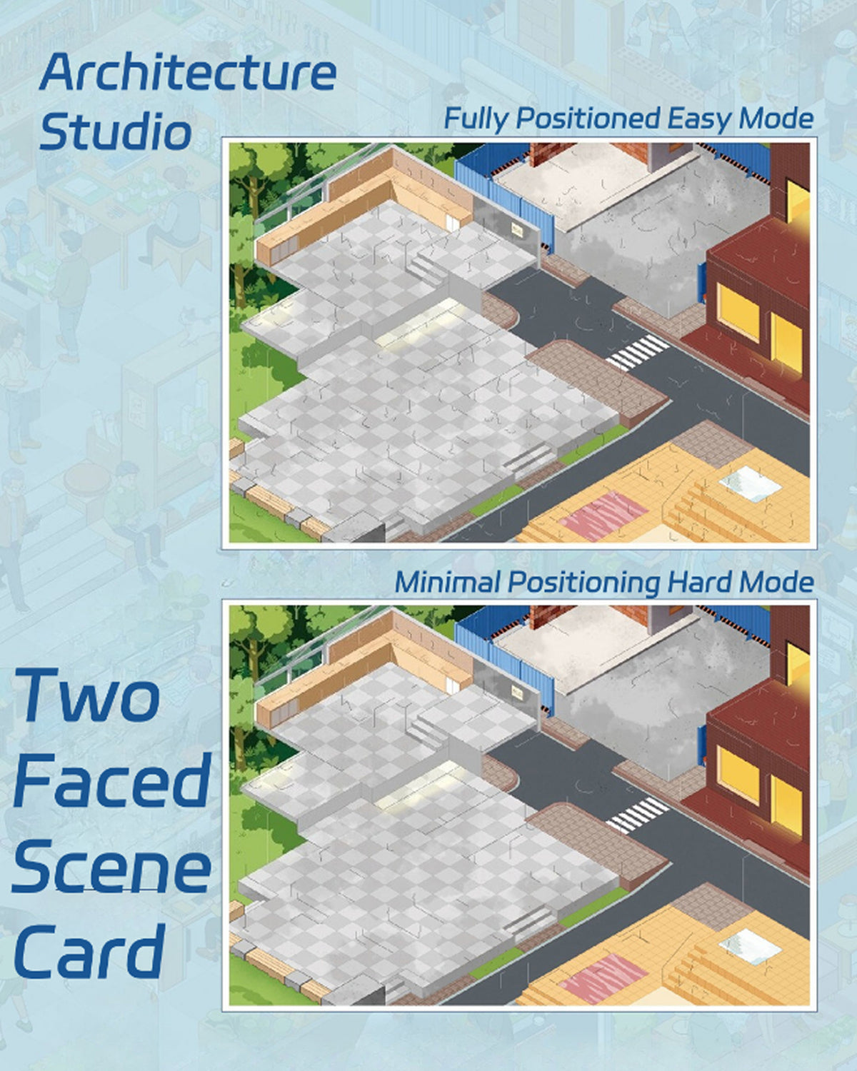 Büyük Boyut | Mimarlık Stüdyosu | Scene More 14.0 Serisi, Etiketli Sahne, 3D Minyatür Sahne Çıkartmaları, Stres Azaltıcı DIY Çıkartmaları, Sahne Kurma Çıkartmaları, DIY Çıkartmaları