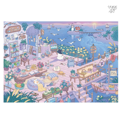 Lay Rest to the Fleeting Life | Big Size | Scene Garden 29.0 Series | Sticker Scene, 3D Miniature Scene Stickers, Stress-Relief DIY Stickers, Scene-Setting Stickers, DIY Stickers