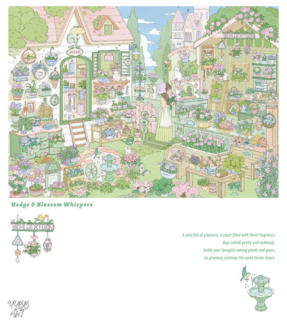 Lay Rest to the Fleeting Life | Big Size | Scene Garden 29.0 Series | Sticker Scene, 3D Miniature Scene Stickers, Stress-Relief DIY Stickers, Scene-Setting Stickers, DIY Stickers