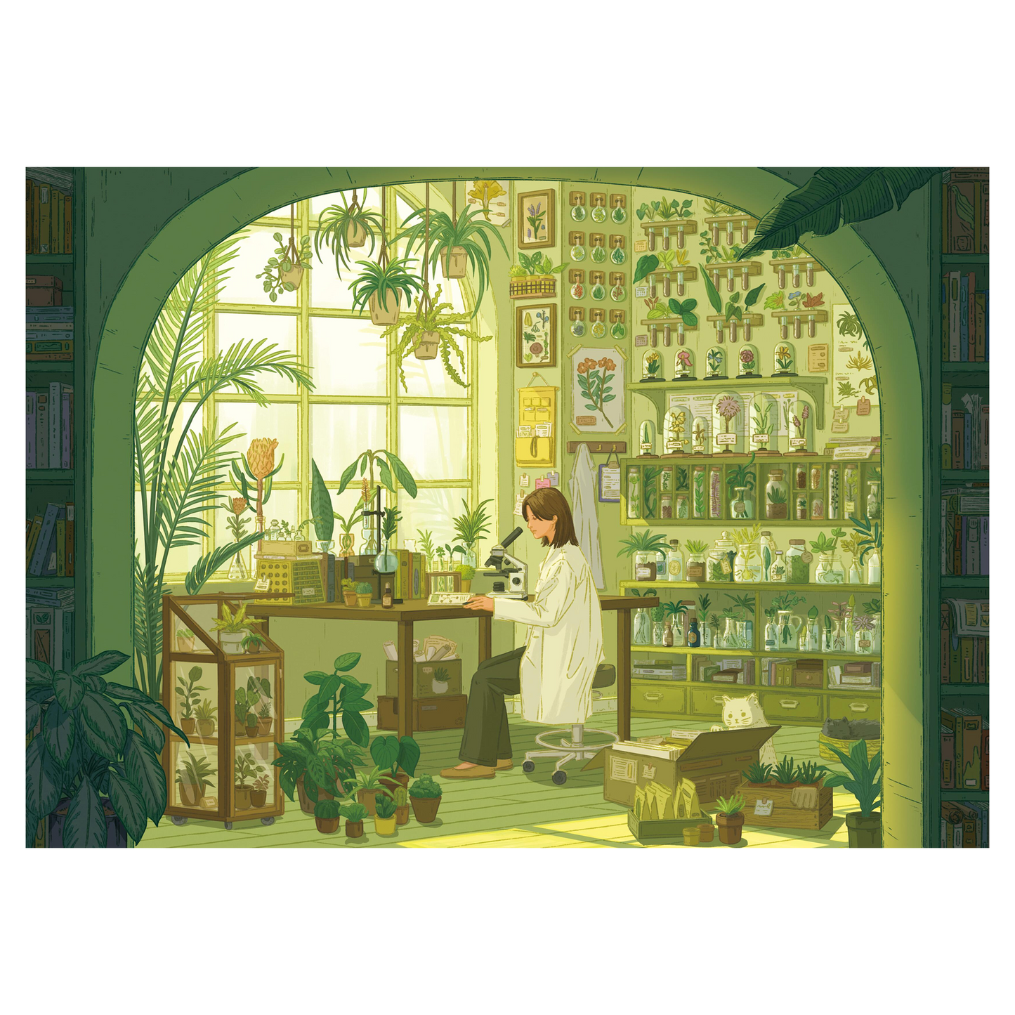 Leisurely Time | Scene Garden 24.0 Series | Sticker Scene, 3D Miniature Scene Stickers, Stress-Relief DIY Stickers, Scene-Setting Stickers, DIY Stickers