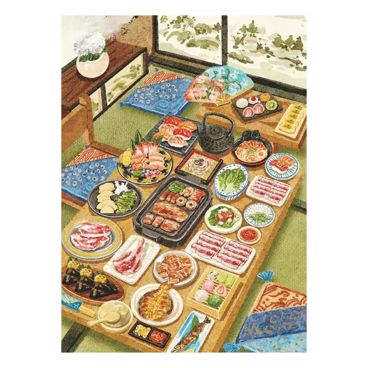 Let's Eat Together | Pocket Scene Series 24.0 | Sticker Scene, 3D Miniature Scene Stickers, Stress-Relief DIY Stickers, Scene-Setting Stickers, DIY Stickers