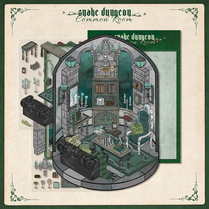 Magic Theme | Scene Joy Serie 8.0 | Sticker-Szene, 3D-Miniatur-Szenen-Sticker, Stressabbau DIY-Sticker, Szenen-Gestaltungssticker, DIY-Sticker