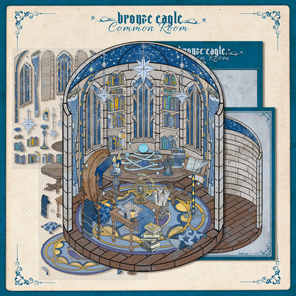 Magic Theme | Scene Joy Serie 8.0 | Sticker-Szene, 3D-Miniatur-Szenen-Sticker, Stressabbau DIY-Sticker, Szenen-Gestaltungssticker, DIY-Sticker