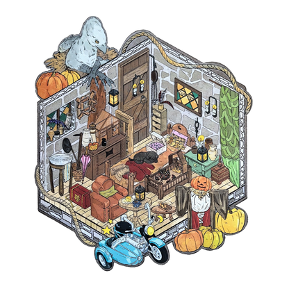 Magic Theme | Scene Joy Serie 8.0 | Sticker-Szene, 3D-Miniatur-Szenen-Sticker, Stressabbau DIY-Sticker, Szenen-Gestaltungssticker, DIY-Sticker