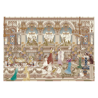 モダンレディ | ポケットシーンシリーズ 22.0 | シーンステッカー、3Dミニチュアシーンステッカー、ストレス解消DIYステッカー、シーンセッティングステッカー、DIYステッカー