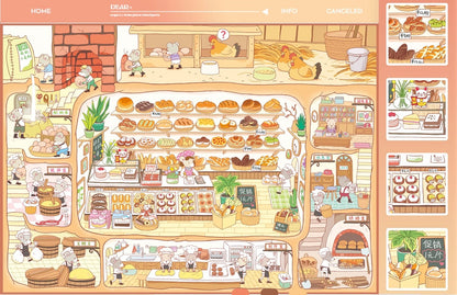 Mouse's Home, Big Size, Pocket Scene Series 11.0 | ステッカーシーン、3Dミニチュアシーンステッカー、ストレス解消DIYステッカー、シーン設定ステッカー、DIYステッカー