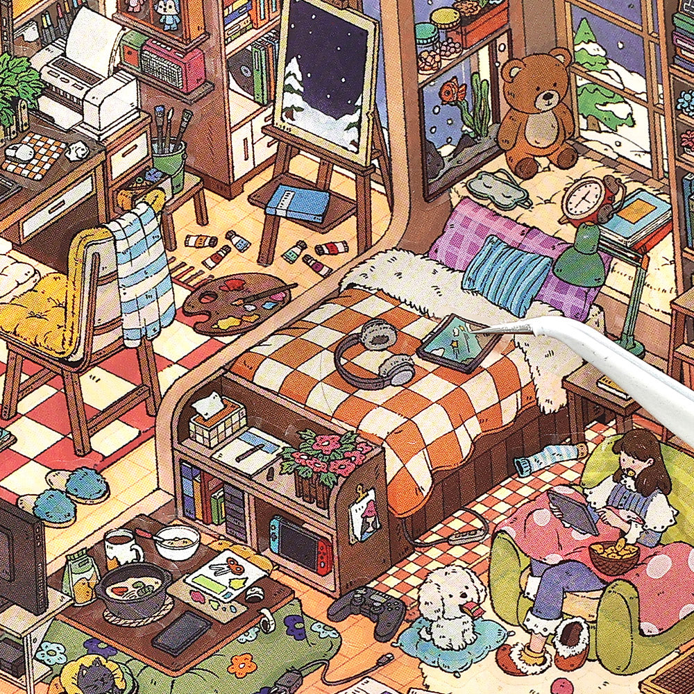 My Little House 12.0 | Sticker Scene, 3D Miniature Scene Stickers, Stress-Relief DIY Stickers, Scene-Setting Stickers, DIY Stickers