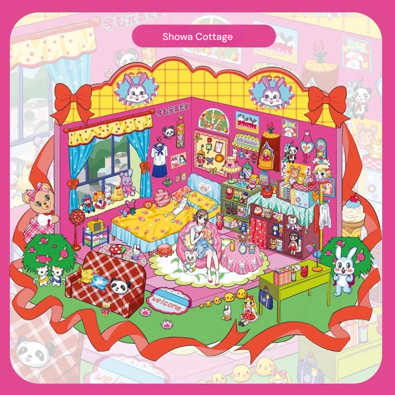 Meine kleine Welt | Scene Joy Serie 11.0 | Sticker-Szene, 3D-Miniatur-Szenen-Sticker, Entspannungs-DIY-Sticker, Szenen-Gestaltungssticker, DIY-Sticker